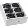 Wirewin SLIM-LS-K6A 1.0 BK 90 Cat6A U/FTP slim ethernet patchkabel, 1,0 m, zwart, 90-pack