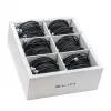 Wirewin SLIM-LS-K6A 1.0 BK 90 Cat6A U/FTP slim ethernet patchkabel, 1,0 m, zwart, 90-pack