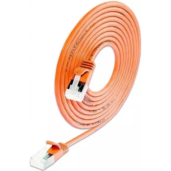 Wirewin Cat.6A 10 Gigabit slim patchkabel, U/FTP, oranje, 5m PKW-LIGHT-STP-K6A 5.0 OR