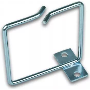 Wirewin metalen kabelmanagementring 80x80mm, linkse bevestiging, zwart KFH 80X80 LF/FG