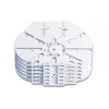 Optotec FOCUS-SAMR-HD4-12H lasmodule voor LFC-behuizing, 4 Single Reduced (CTR) lascassettes, max. 48 vezels, FTTx