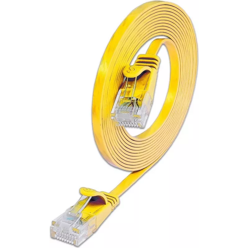 Wirewin Cat.6 U/UTP slim patchkabel, 0,15 m, geel PKW-SLIM-KAT6 0.15 GE