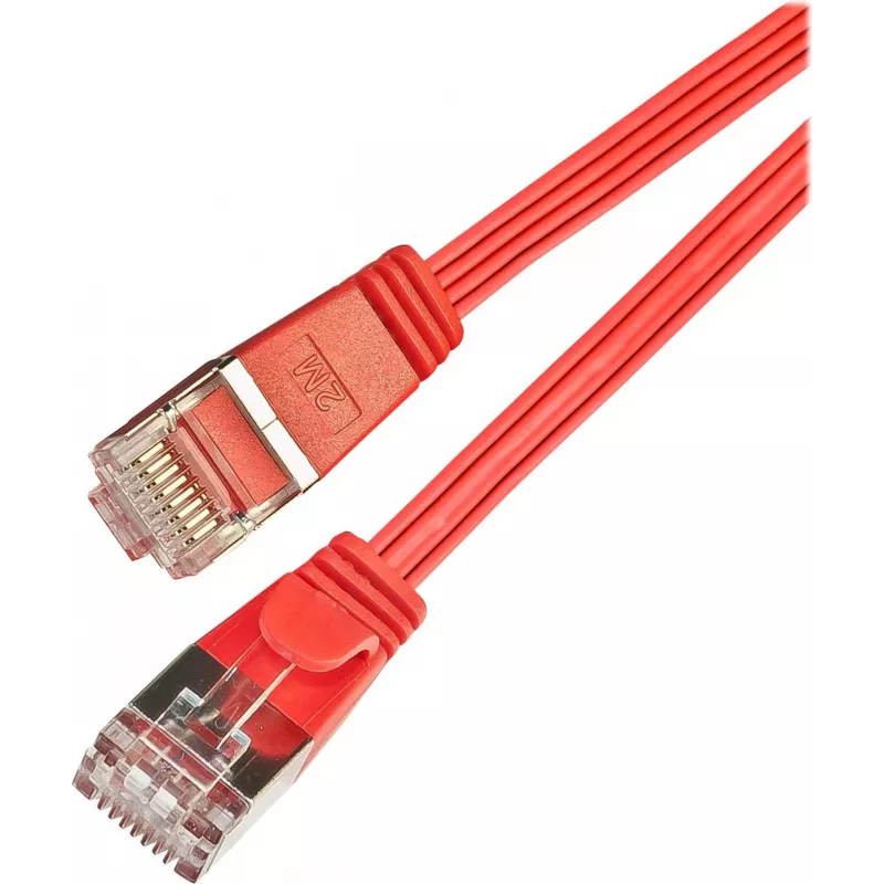 Wirewin Triotronik PKW-STP-SLIM-KAT6 10.0 RT Cat6 STP slim ethernet patchkabel, 10 m, rood