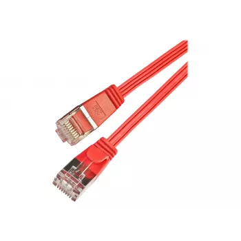 Wirewin Triotronik PKW-STP-SLIM-KAT6 20,0 RT Cat6 U/FTP Slim Ethernet patchkabel, RJ45 stekker naar stekker, 20 m, zwart