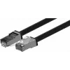 Wirewin Outdoor CAT6A S/FTP-patchkabel, 30m, zwart PKW-OUT-SF-K6A-PUR 30.0