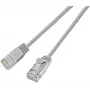 Wirewin SLIM KAT6A 10 Gigabit Light-patchkabel rond, U/UTP, Ø 3,6 mm, grijs (SLIM-L-UU-K6A 0.1)