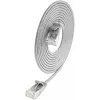 Wirewin SLIM KAT6A 10 Gigabit Light-patchkabel rond, U/UTP, Ø 3,6 mm, grijs (SLIM-L-UU-K6A 0.1)
