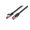 Wirewin PKW-STP-K5E 0.25 SW Cat.5e F/UTP Netwerkkabel, 0,25 m, zwart