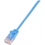 Wirewin Triotronik PKW-LIGHT-K6 1.0 BL Cat6 UTP Ethernet-patchkabel, RJ45 stekker naar stekker, 1 m, blauw