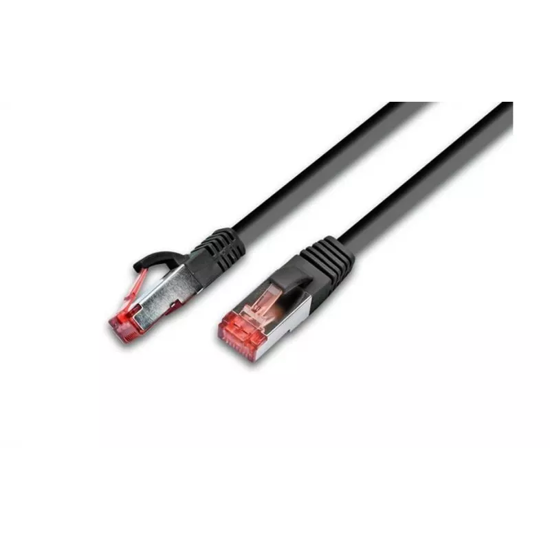 Wirewin Cat.5e F/UTP 2m netwerkkabel, RJ45, zwart PKW-STP-K5E 2.0 SW
