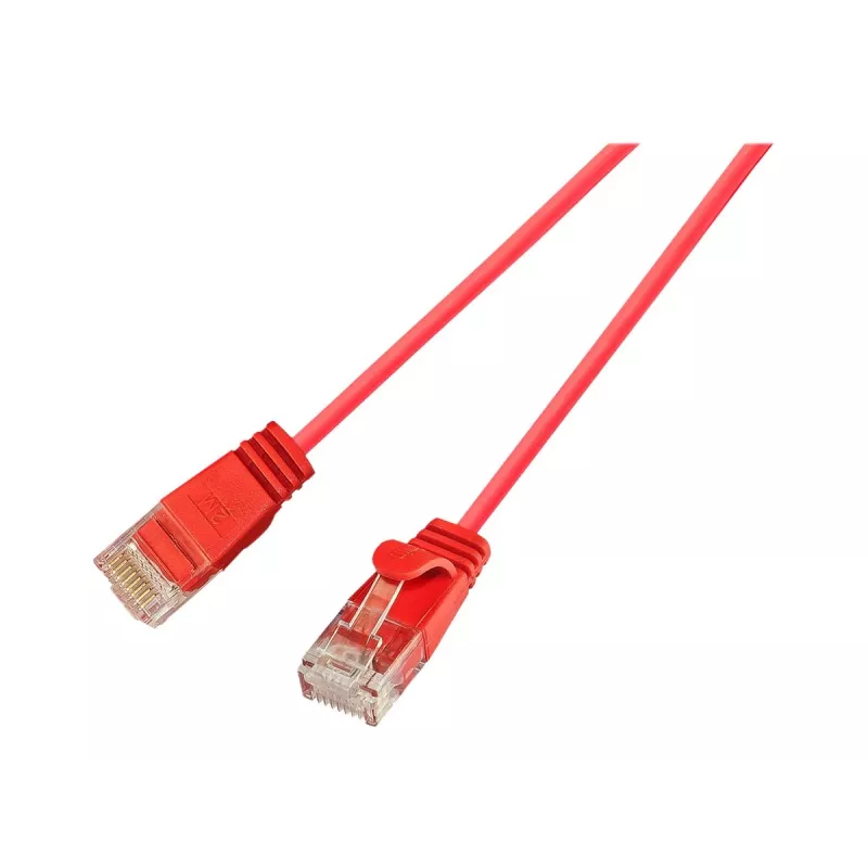Wirewin SLIM UL6 2 RT - Cat.6 Slim-Light kabel, U/UTP, 2,0 m, rood (PKW-LIGHT-K6 2.0 RT)