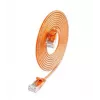 Wirewin SLIM KAT6A 10 Gigabit Light patchkabel rond, U/UTP, Ø 3,6 mm, oranje (SLIM-L-UU-K6A 1.5 OR)