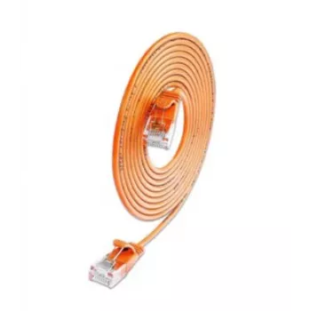 Wirewin SLIM KAT6A 10 Gigabit Light patchkabel rond, U/UTP, Ø 3,6 mm, oranje (SLIM-L-UU-K6A 1.5 OR)