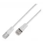 Wirewin SLIM KAT6A 10 Gigabit Light patchkabel, U/UTP, Ø 3,6 mm, wit, 0,25 m SLIM-L-UU-K6A 0.25 WT