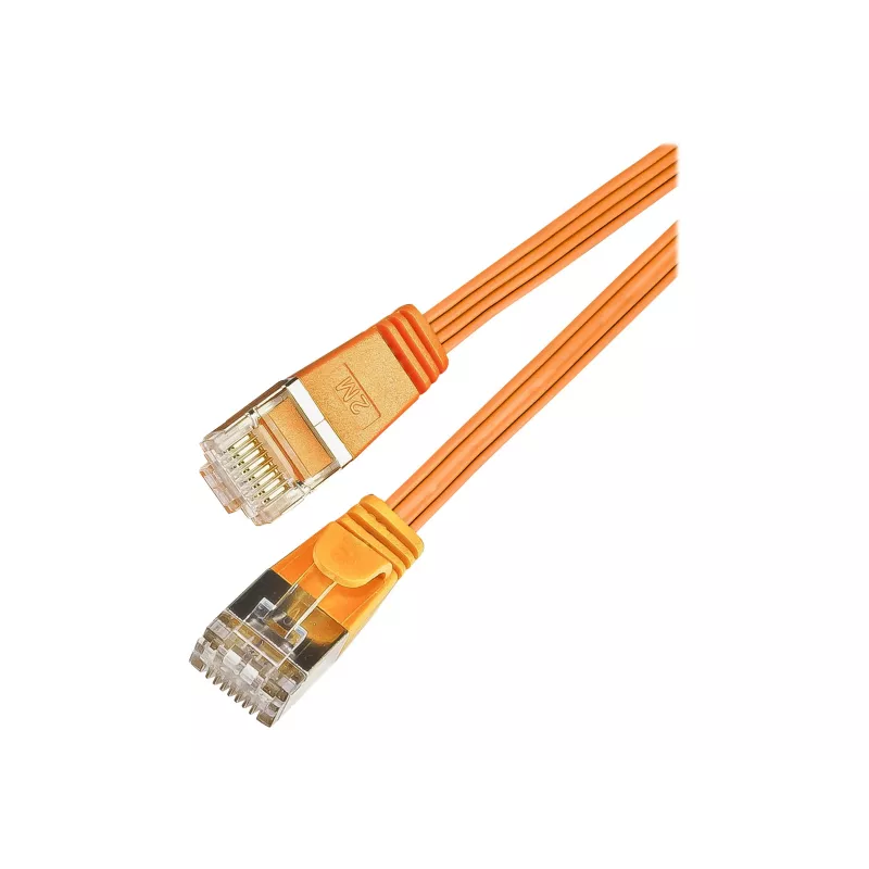 Wirewin SLIM S6 1,5 m oranje Cat.6 Slim patchkabel STP (PIMF) RJ45 PKW-STP-SLIM-KAT6 1.5 OR
