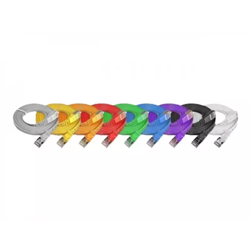 Wirewin Triotronik Cat6 U/FTP Slim Ethernet patchkabel, 2m, RJ45 stekker naar stekker, koper, violet PKW-STP-SLIM-KAT6 2.0 VT