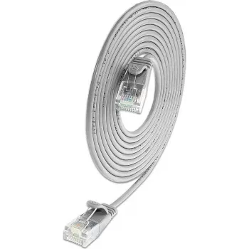 Wirewin Cat6A U/UTP Slim Ethernet patchkabel, 10G, grijs, 7,5m SLIM-L-UU-K6A 7.5