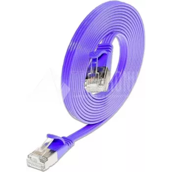 Wirewin Triotronik PKW-STP-SLIM-KAT6 25.0 VT Cat6 U/FTP Slim patchkabel, RJ45 stekker naar stekker, 10/100/1000Base-T, violet