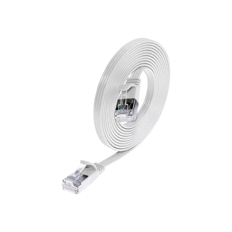 Wirewin SLIM S6 25 WS - Cat.6 SLIM patchkabel, STP(PIMF), 25 m, wit (PKW-STP-SLIM-KAT6 25.0 WS)
