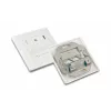 Wirewin Keystone blindplaat voor 3 modules, inbouw, RAL9010, Keystone-systeem (TKS LD UP WS-3)