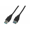 Wirewin USB 3.0 A-A MF 0.5 SW - 0,5 m USB 3.2 Gen 1 verlengkabel, zwart