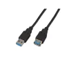 Wirewin USB 3.0 A-A MF 0.5 SW - 0,5 m USB 3.2 Gen 1 verlengkabel, zwart