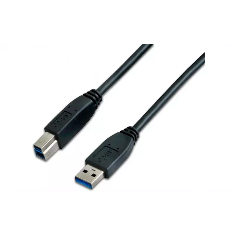 Wirewin USB 3.0 A-B kabel 5 m zwart USB 3.0 A-B MM 5.0 SW