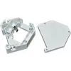 Wirewin WKS DIN-railkit – Keystone-bus DIN-rail montagebeugel, kunststof, grijs