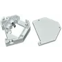 Wirewin WKS DIN-railkit – Keystone-bus DIN-rail montagebeugel, kunststof, grijs