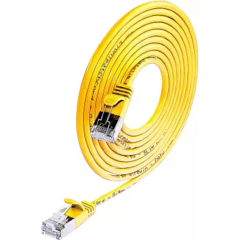 Wirewin SLIM SL6 15 GE Cat.6 U/FTP Slim-Light patchkabel, 15 m, geel PKW-LIGHT-STP-K6 15.0 GE
