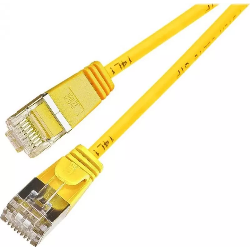 Wirewin Triotronik F/UTP Cat6 patchkabel 20 m geel RJ45 stekker naar stekker PKW-LIGHT-STP-K6 20.0 GE