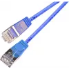 Wirewin Slim SL6 Cat.6 U/FTP patchkabel, 7,5 m, blauw PKW-LIGHT-STP-K6 7.5 BL