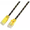 Wirewin SLIM Tough Cat6 U/UTP patchkabel, geel, 0,25 m PKW-TOUGH-K6 0.25 GE