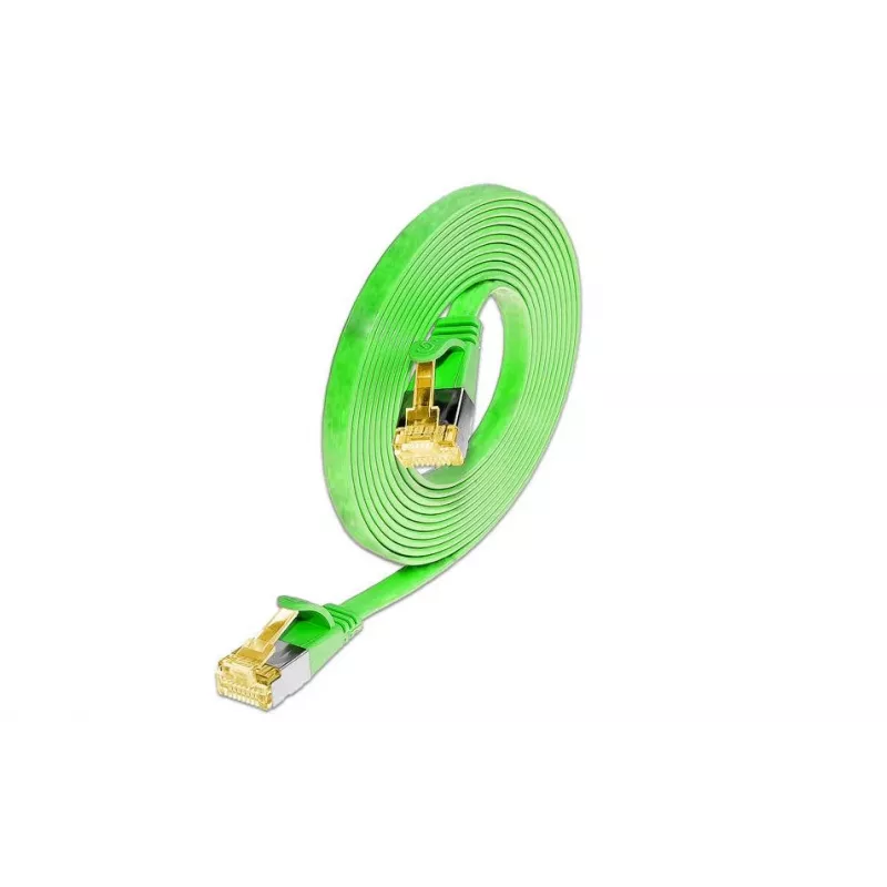 Wirewin Cat6a U/FTP Slim ethernet-patchkabel, RJ-45, 0,25 m, groen PKW-STP-SLIM-K6A 0.25 GN