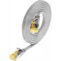 Wirewin Cat6a U/FTP Slim ethernet-patchkabel 0,1m grijs PKW-STP-SLIM-K6A 0.1