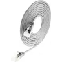 Wirewin PKW-LIGHT-STP-K6A 1.5 Cat 6a U/FTP Slim Round Patchkabel, PoE, 1,5 m, grijs