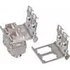 Wirewin DIN-railhouder voor 2 keystone-bussen, metalen keystone-systeem (WKS DIN RAIL HOLDER 2)