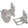 Wirewin DIN-railhouder voor 2 keystone-bussen, metalen keystone-systeem (WKS DIN RAIL HOLDER 2)