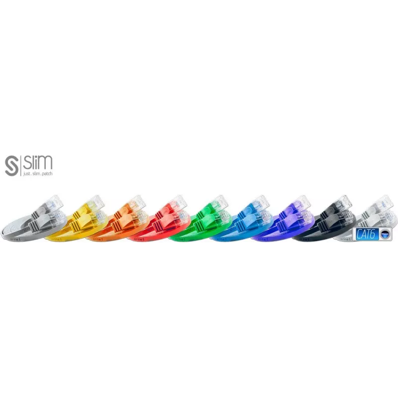 Wirewin Cat.6 Slim patchkabel U/UTP 0,1m groen PKW-SLIM-KAT6 0.1 GN