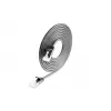 Wirewin Cat 6a U/FTP Slim ethernet-patchkabel, RJ45, 1m, zwart PKW-LIGHT-STP-K6A 1.0 SW