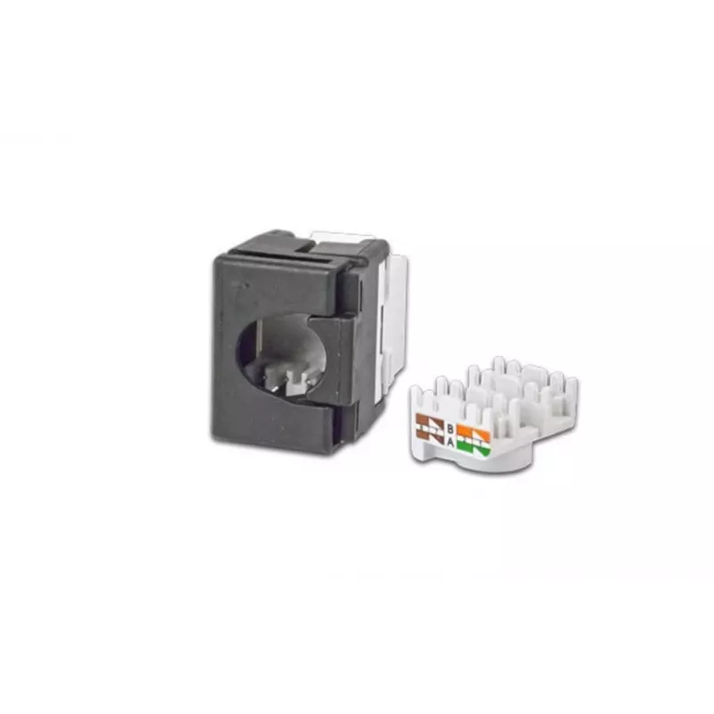 Wirewin WKS JACK KAT6A UTP keystone-module, ongeacht afgeschermd, RJ45, gereedschapsloos, wit