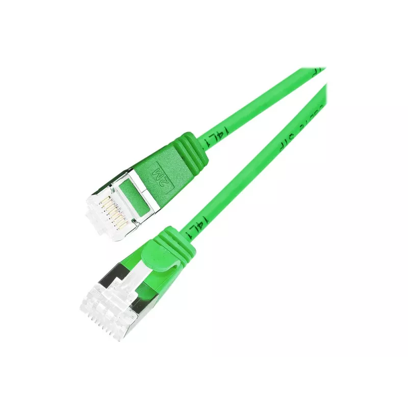 Wirewin Cat 6a U/FTP Slim ethernet-patchkabel, 7 m, groen PKW-LIGHT-STP-K6A 7.0 GN