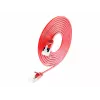 Wirewin Light patchkabel rond U/FTP Cat 6a rood 1,5m slank flexibel PoE (PKW-LIGHT-STP-K6A 1.5 RT)
