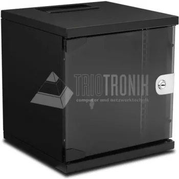 Wirewin WCAB 10 312X300X6U BL wandmontage-rack 6U zwart