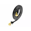 Wirewin Cat6a U/FTP slim ethernet patchkabel, 0,1 m, zwart PKW-STP-SLIM-K6A 0.1 SW