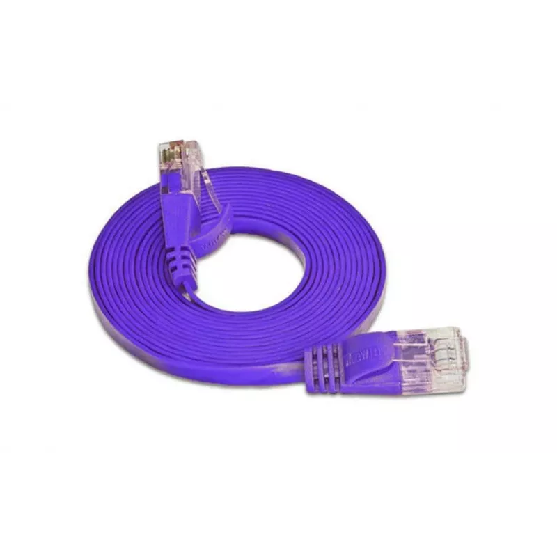 Wirewin Cat.6 slim U/UTP patchkabel, 10 m, violet, 1 Gbps, RJ45 PKW-SLIM-KAT6 10.0 VT