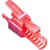 Wirewin MOD SL KAT6A STP 10 RT RJ-45 stekker, Cat.6A, STP, gereedschapsloos, rood, 10-pack