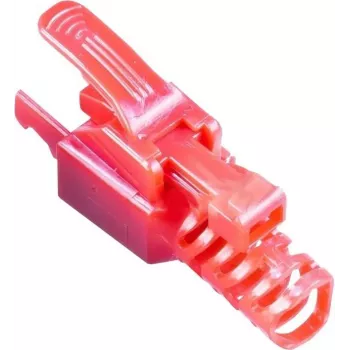 Wirewin MOD SL KAT6A STP 10 RT RJ-45 stekker, Cat.6A, STP, gereedschapsloos, rood, 10-pack