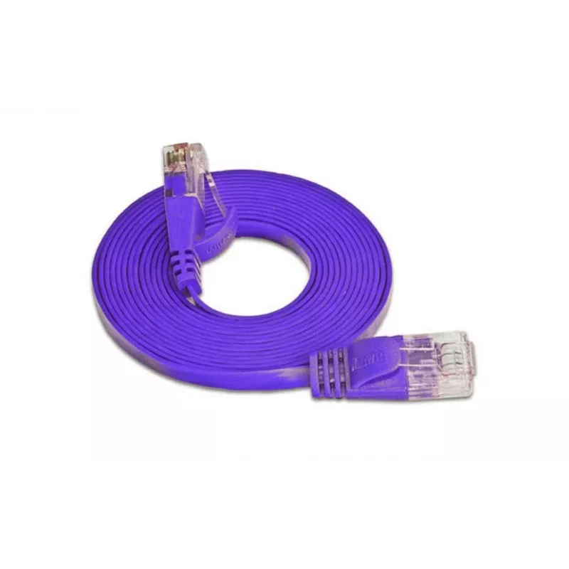 Wirewin SLIM Cat6 U/UTP netwerk-patchkabel, violet, 15 m PKW-SLIM-KAT6 15.0 VT