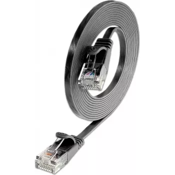 Wirewin Cat.6 SLIM U/UTP patchkabel, 3 m, zwart (PKW-SLIM-KAT6 3.0 SW)